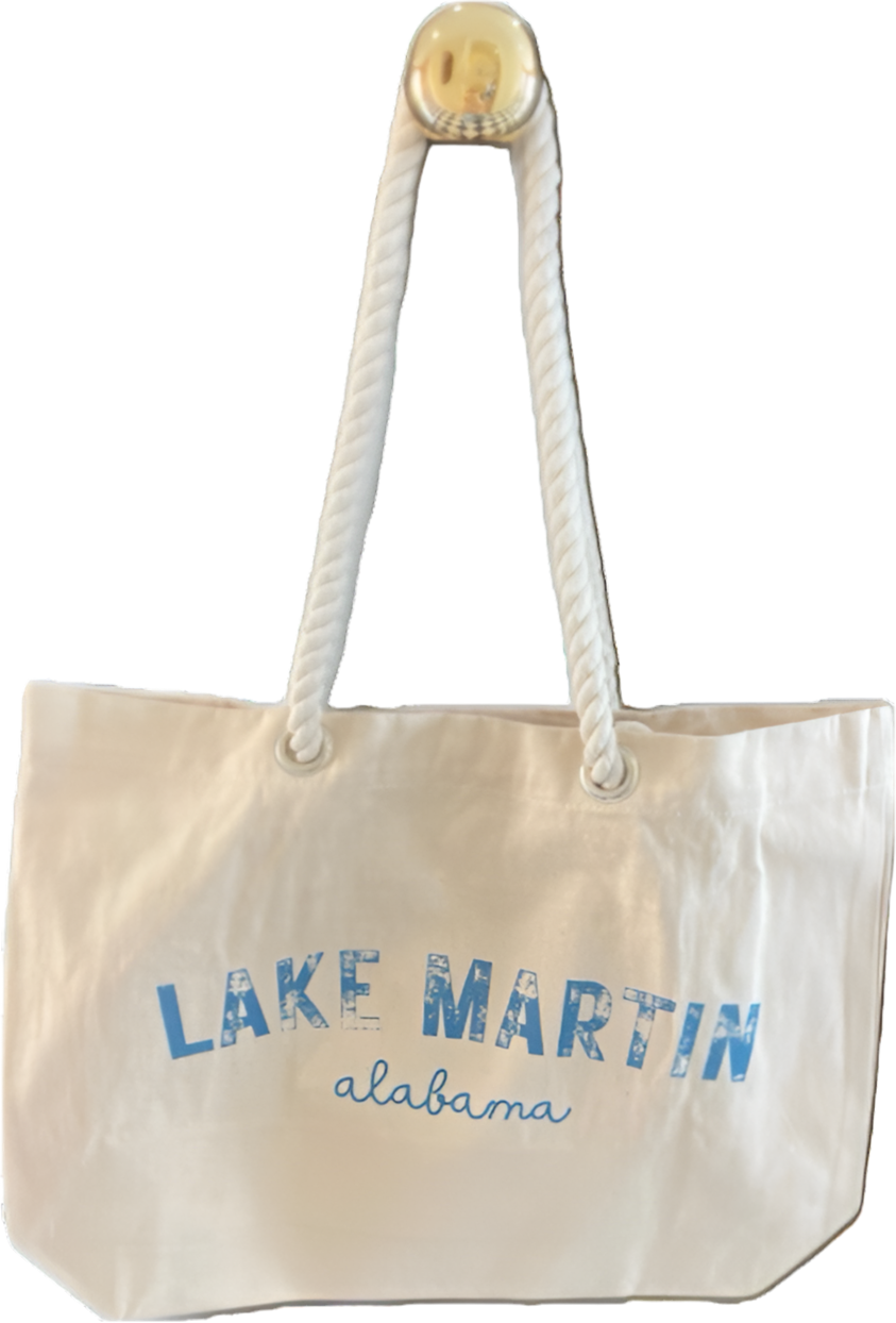 Lake Martin Canvas Tote
