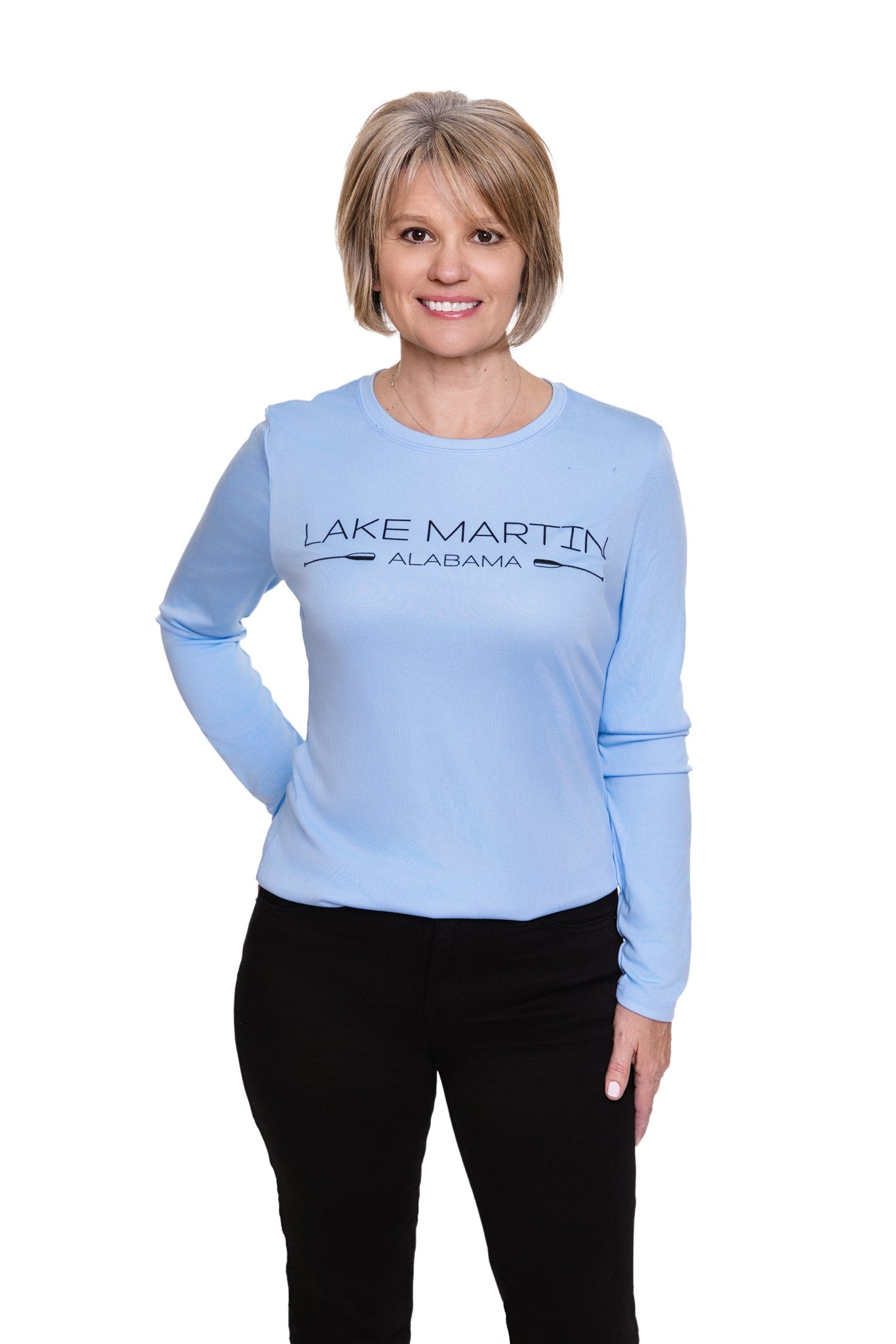 Women's Long Sleeve Shirt Signature Lake Martin