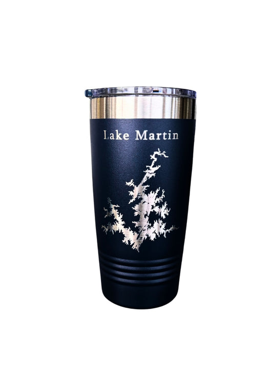 20 oz Lake Martin Map Tumbler