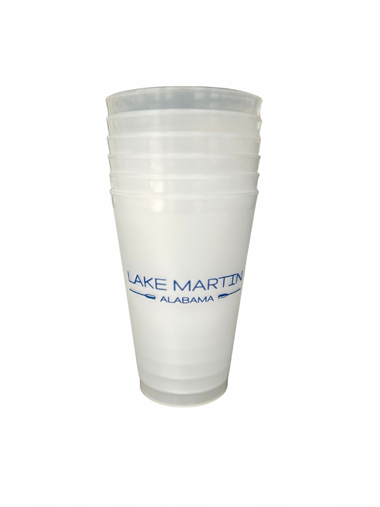 18 oz Plastic Cups Signature Lake Martin